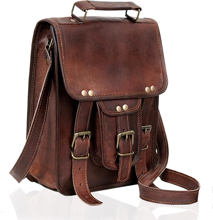 Leather iPad/Tablet/Kindle Messenger Bag 